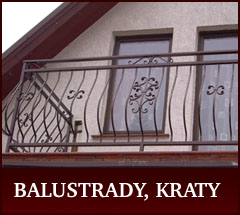 balustrady, kraty